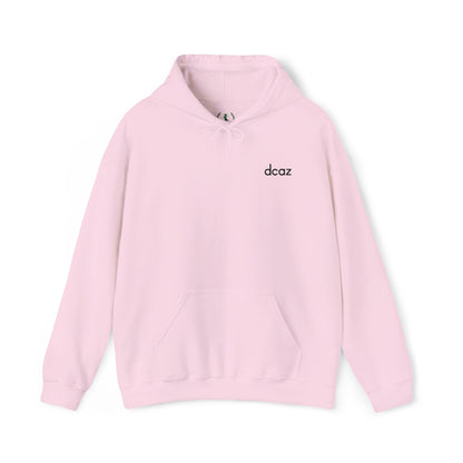 DCAZ Embroidered Hoodie Black Logo - Ivy Society