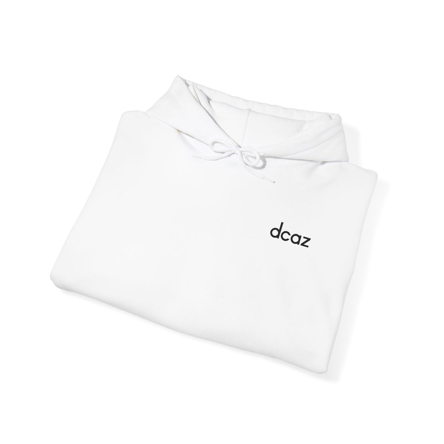 DCAZ Embroidered Hoodie Black Logo - Ivy Society
