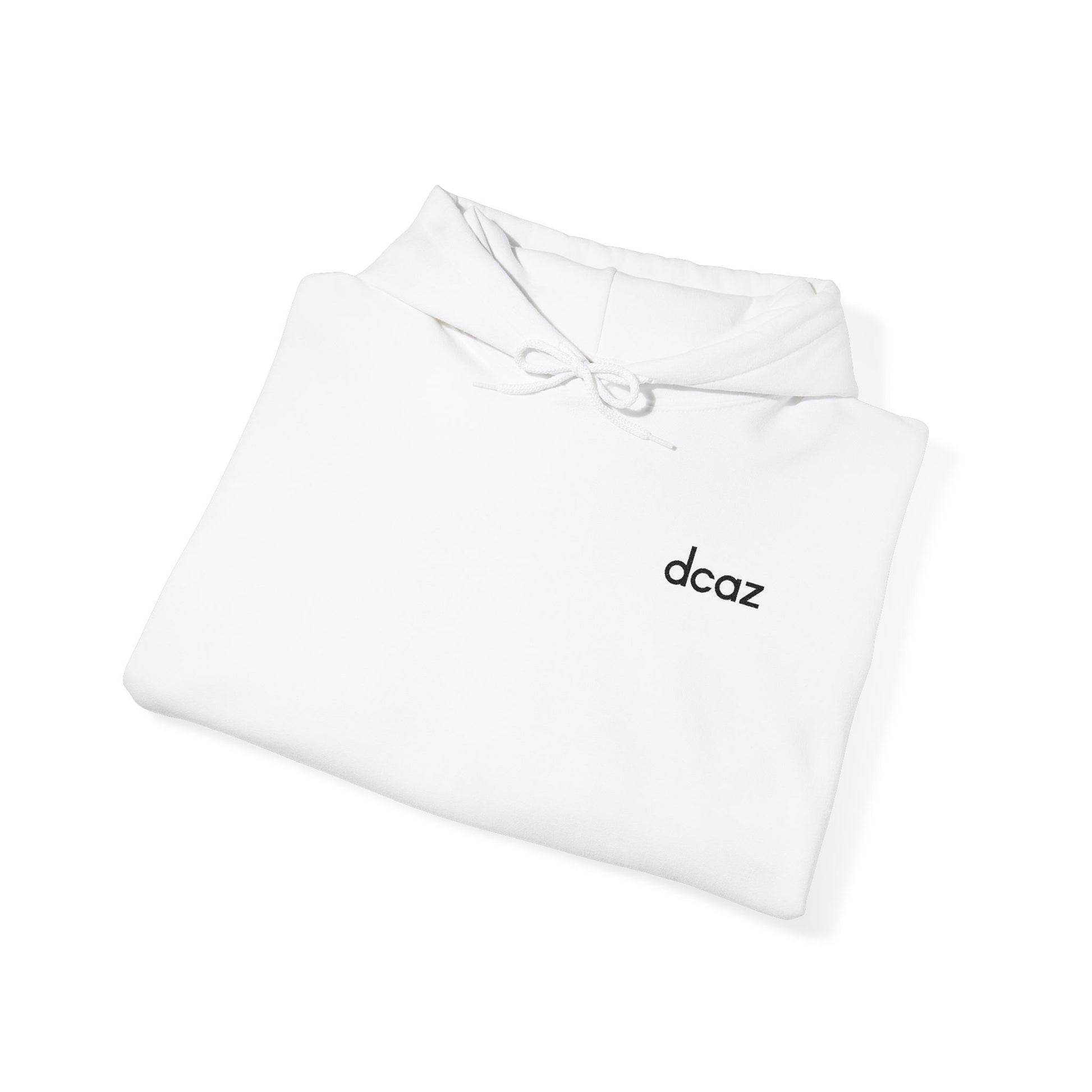 DCAZ Embroidered Hoodie Black Logo - Ivy Society