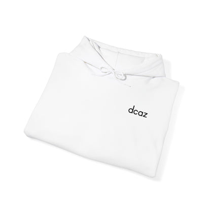 DCAZ Embroidered Hoodie Black Logo - Ivy Society