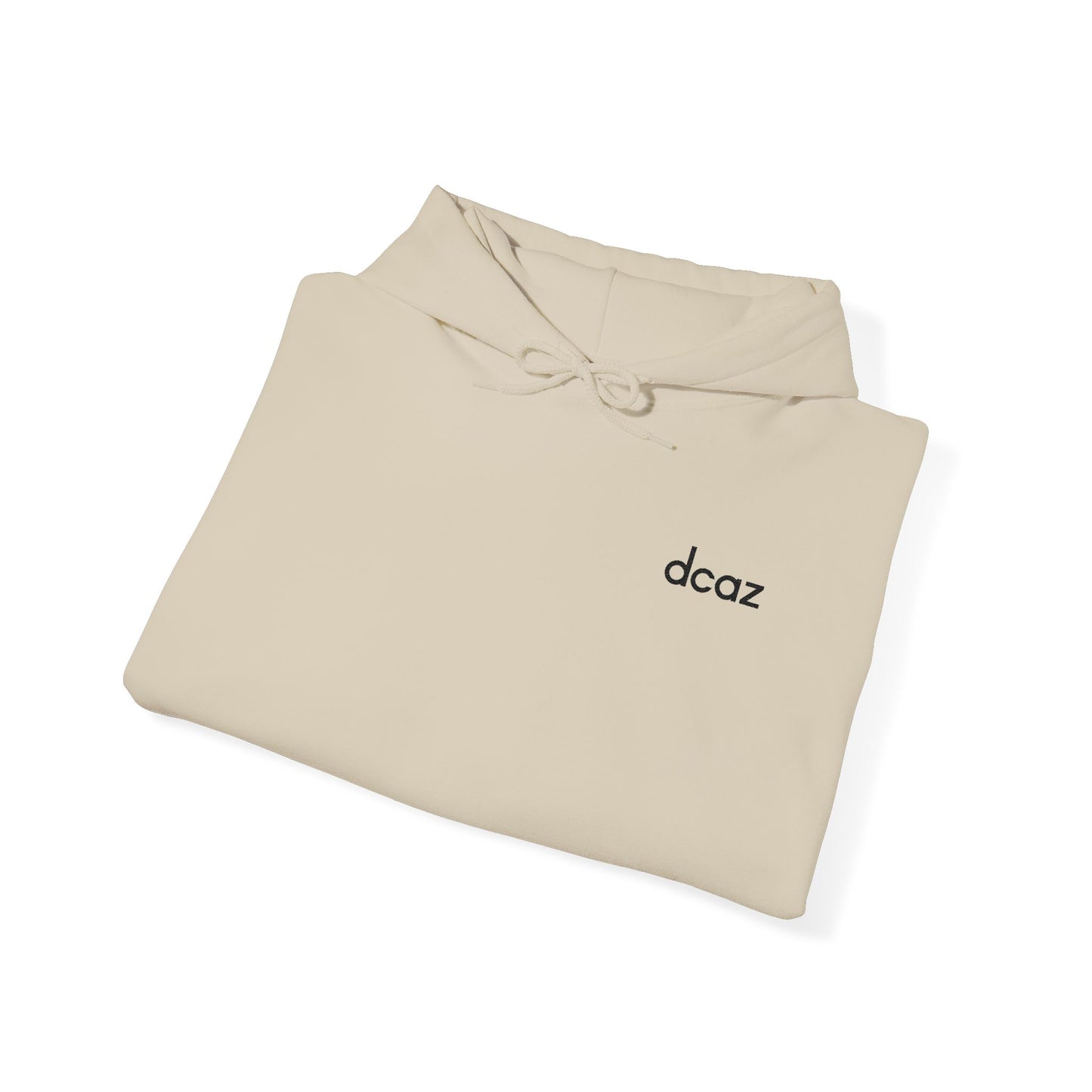 DCAZ Embroidered Hoodie Black Logo - Ivy Society