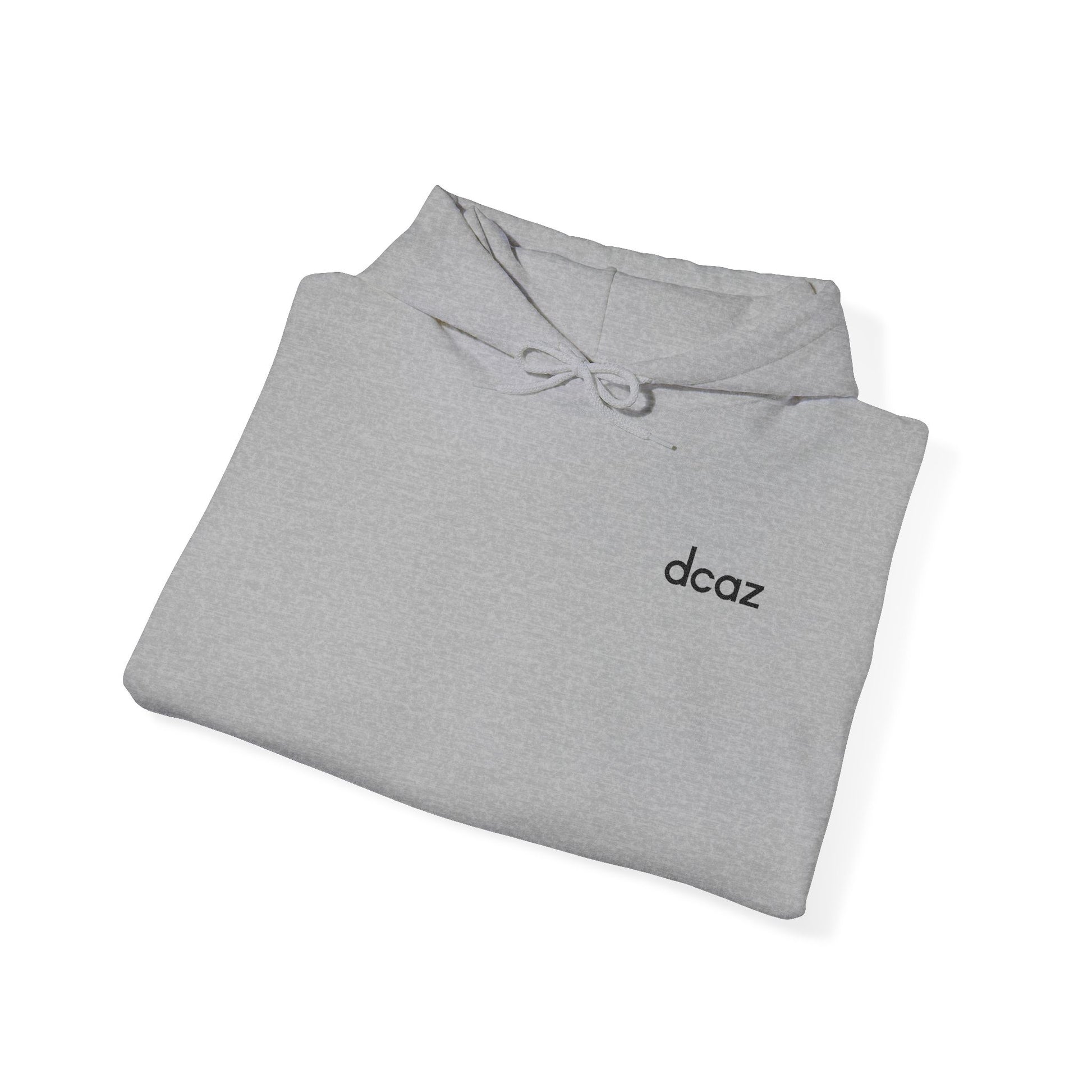 DCAZ Embroidered Hoodie Black Logo - Ivy Society