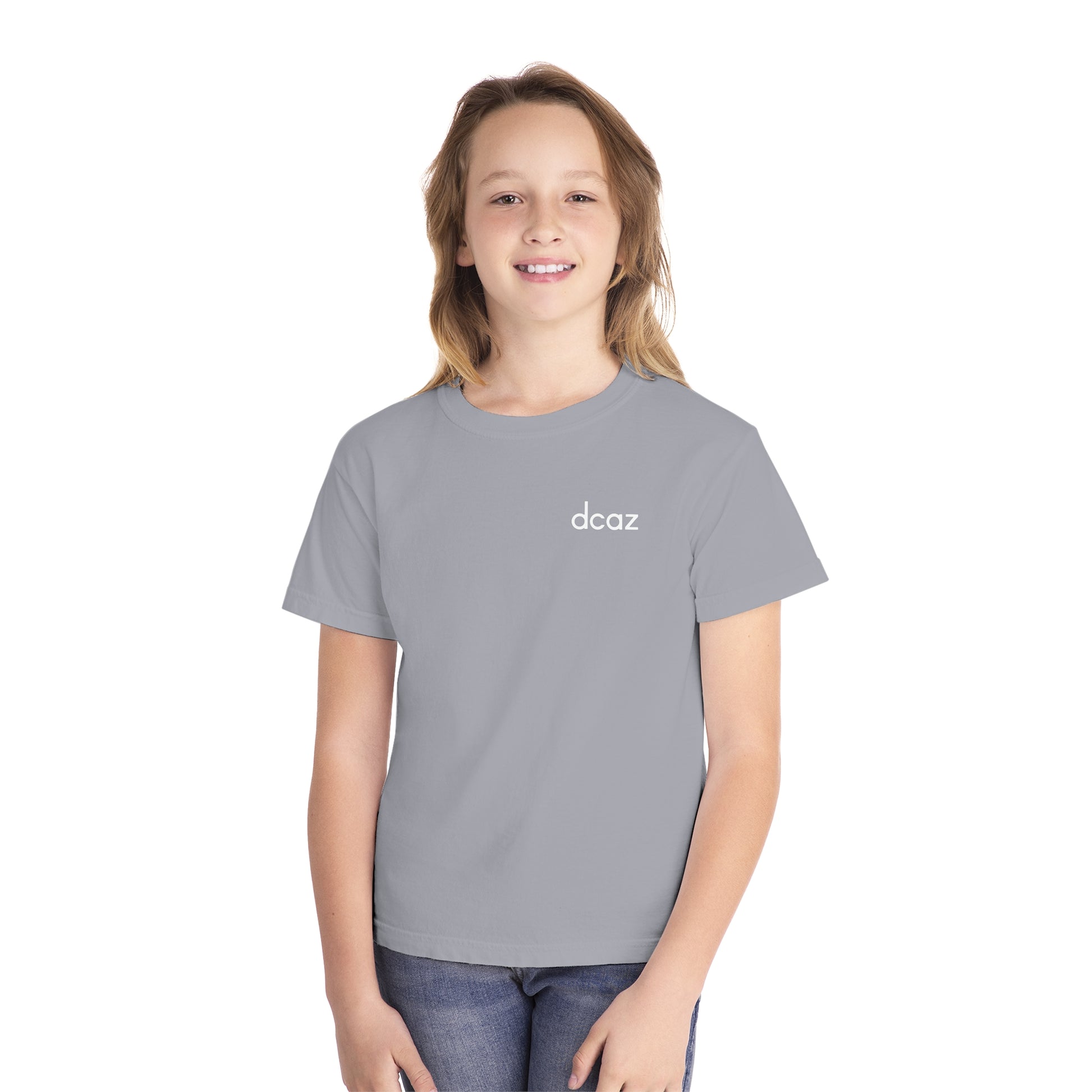 DCAZ Kids T Shirt White Logo - Ivy Society