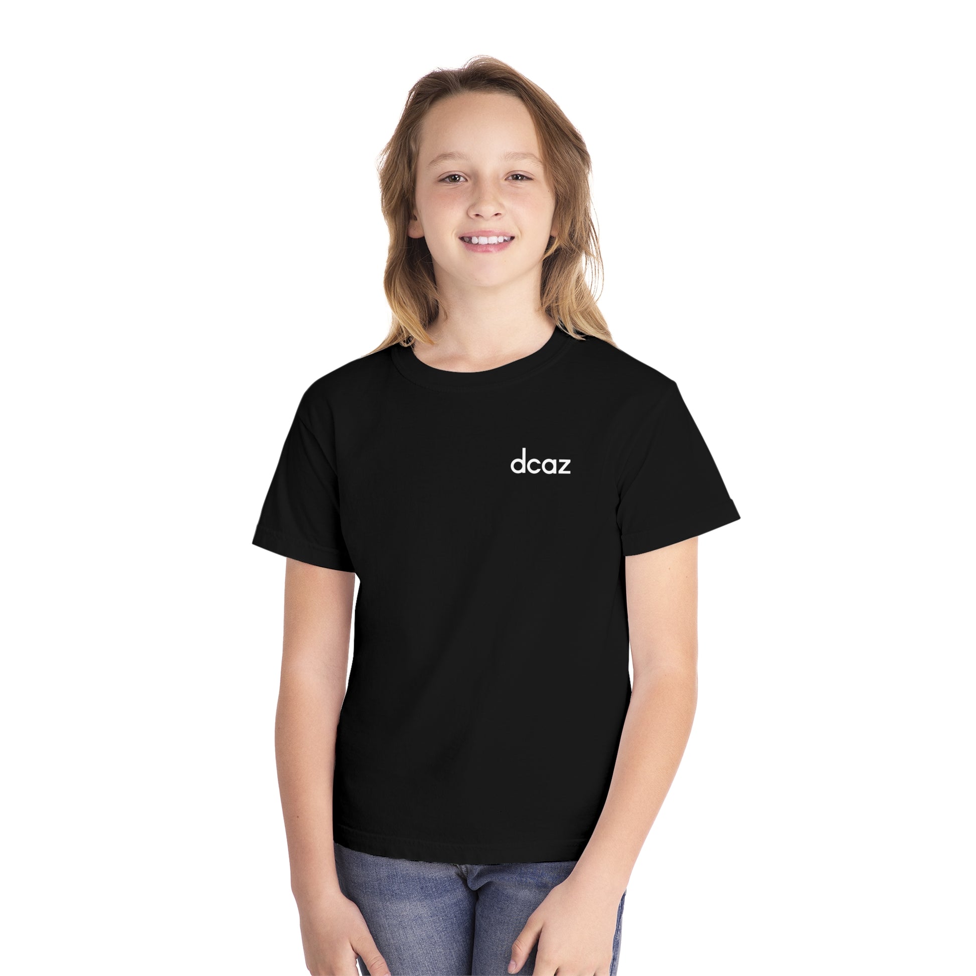 DCAZ Kids T Shirt White Logo - Ivy Society