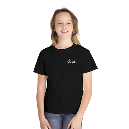 DCAZ Kids T Shirt White Logo - Ivy Society