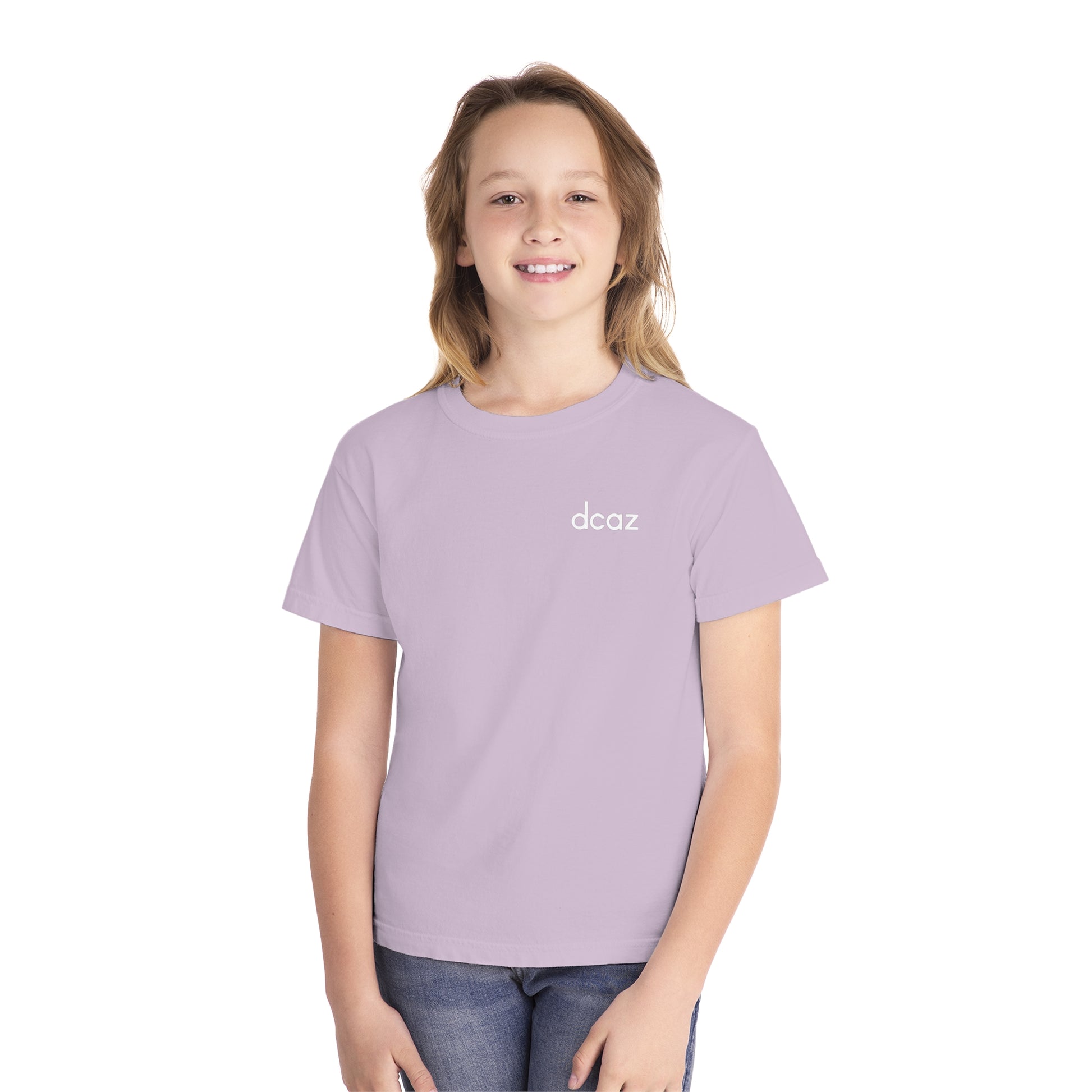 DCAZ Kids T Shirt White Logo - Ivy Society