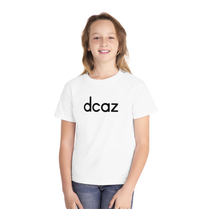 DCAZ Kids T Shirt Large Logo Black - Ivy Society