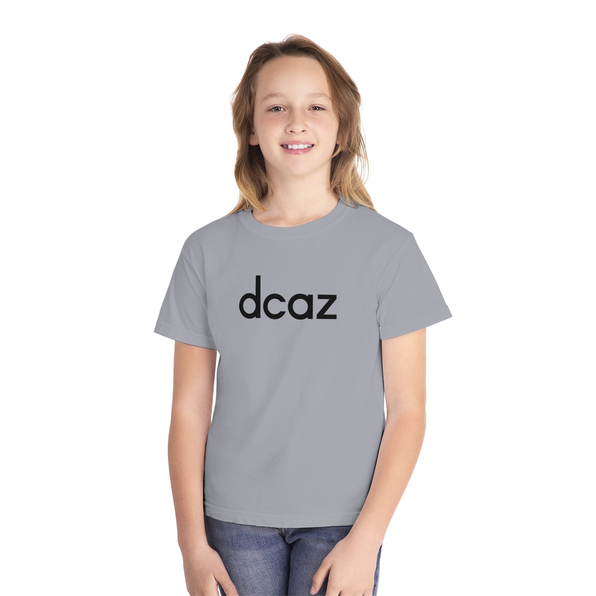DCAZ Kids T Shirt Large Logo Black - Ivy Society