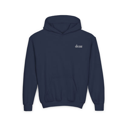 Dcaz Kids Hoodie Embroidered White Logo - Ivy Society