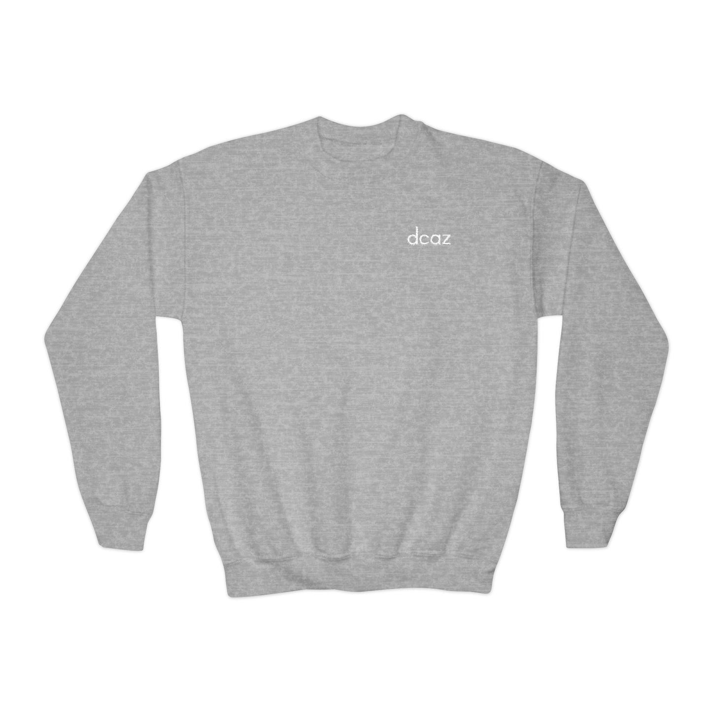 DCAZ Kids Sweatshirt Embroidered White Logo - Ivy Society