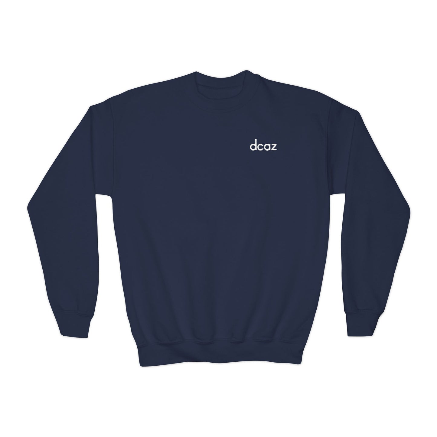 DCAZ Kids Sweatshirt Embroidered White Logo - Ivy Society