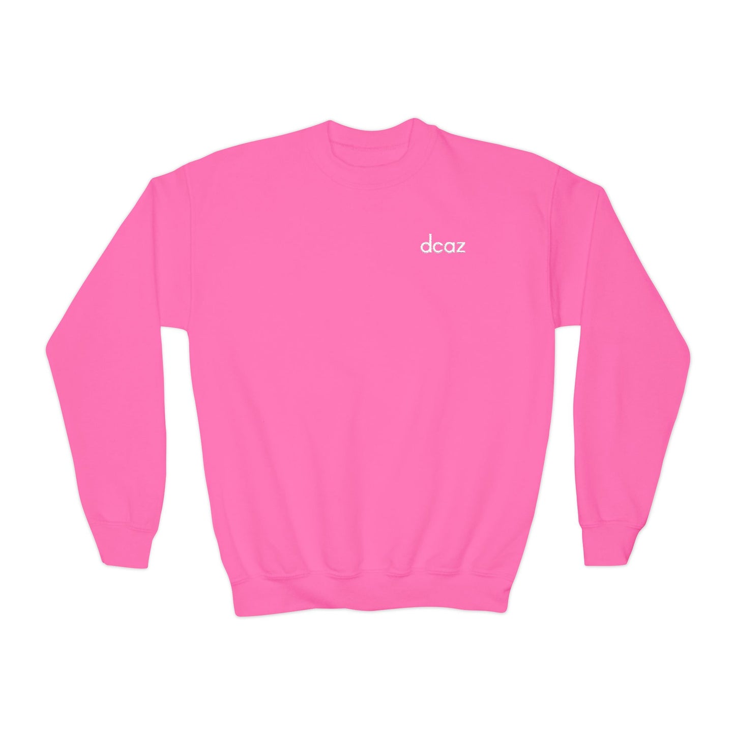 DCAZ Kids Sweatshirt Embroidered White Logo - Ivy Society