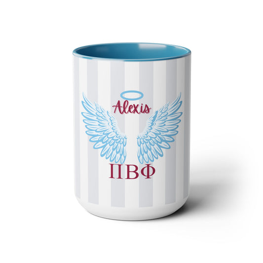 Pi Beta Phi Personalized Angel Mug - Ivy Society