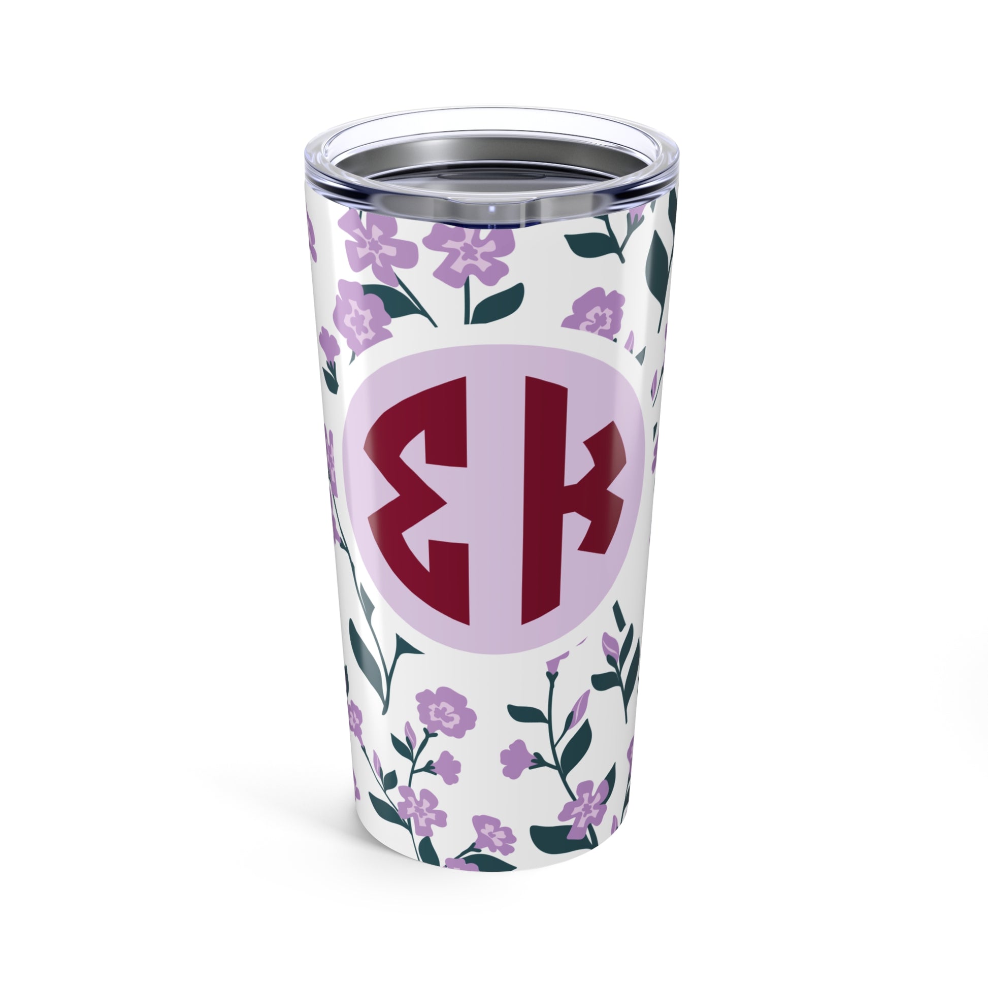 Sigma Kappa Floral Tumbler - Ivy Society