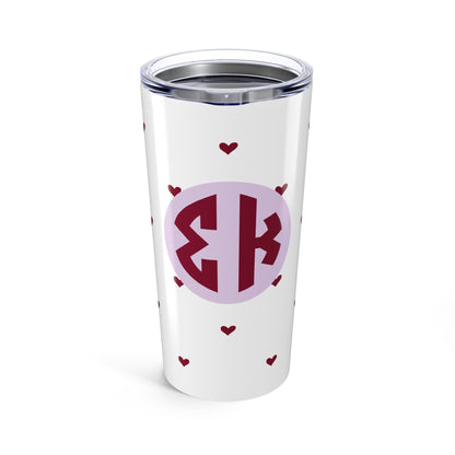 Sigma Kappa Heart Tumbler - Ivy Society