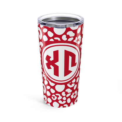 Chi Omega Leopard Tumbler - Ivy Society