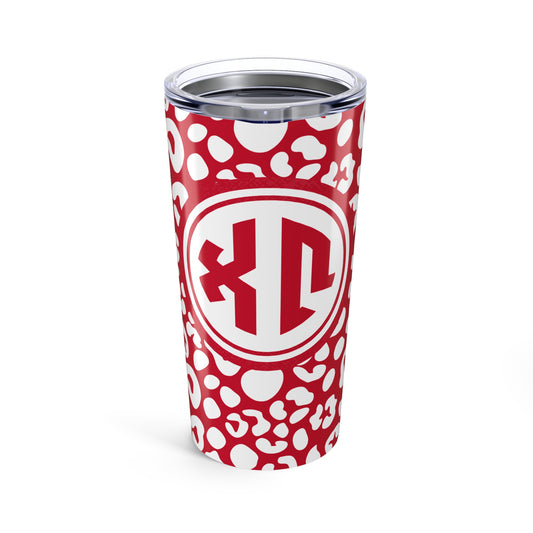 Chi Omega Leopard Tumbler - Ivy Society