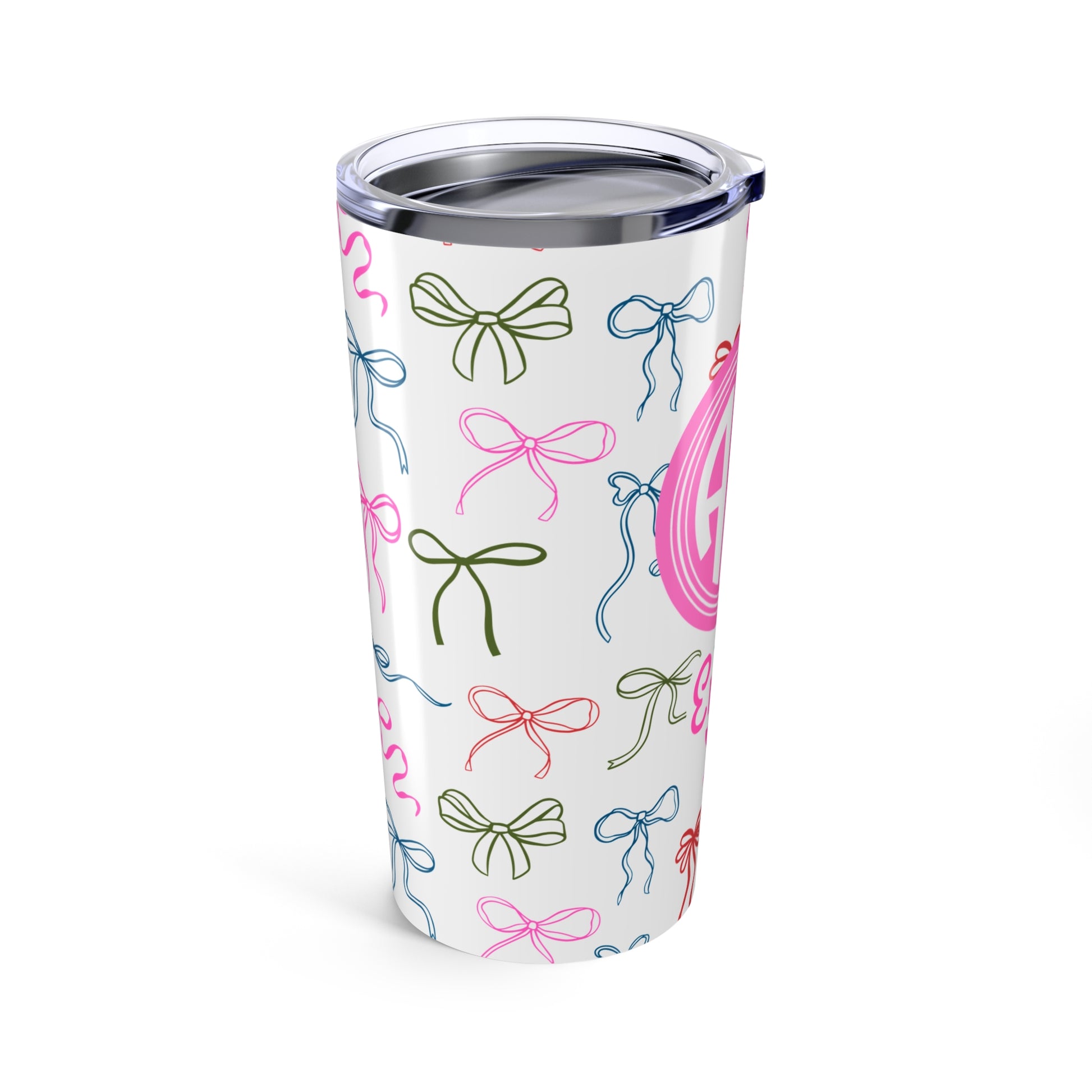 Alpha Chi Omega Personalized Bow Tumbler - Ivy Society