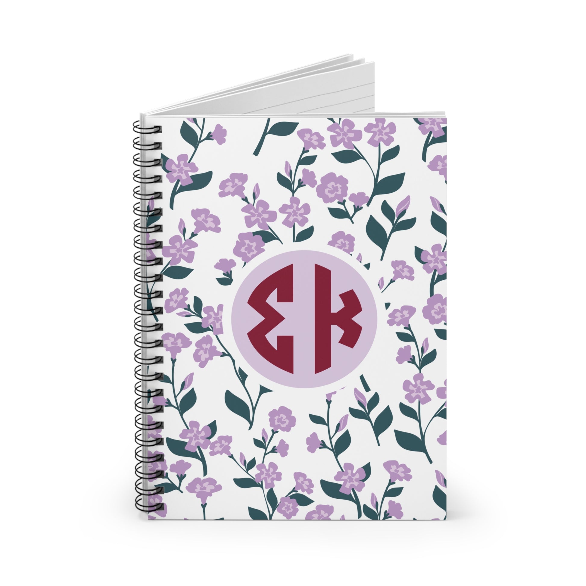 Sigma Kappa Floral Notebook - Ivy Society