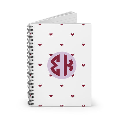 Sigma Kappa Heart Notebook - Ivy Society