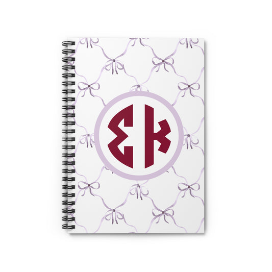 Sigma Kappa Bow Notebook - Ivy Society