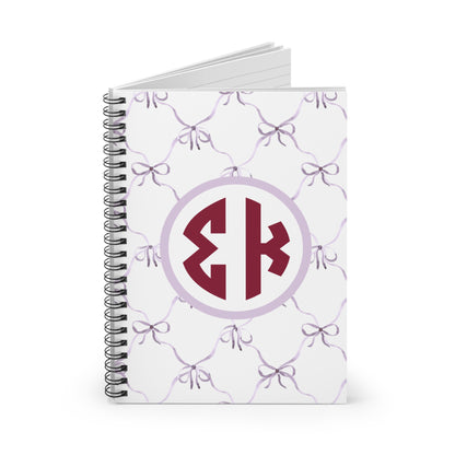 Sigma Kappa Bow Notebook - Ivy Society