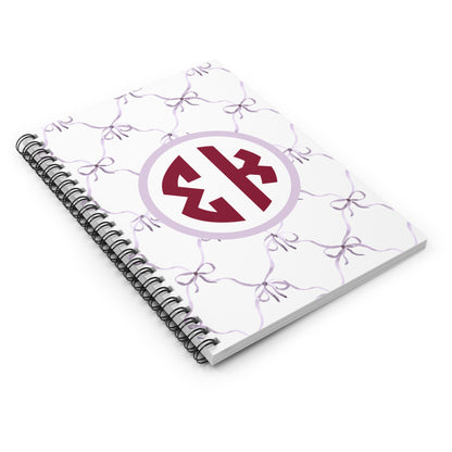 Sigma Kappa Bow Notebook - Ivy Society