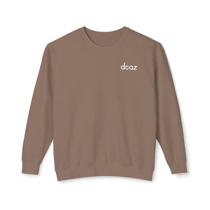DCAZ Lightweight Sweatshirt White Logo - Ivy Society