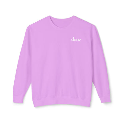 DCAZ Lightweight Sweatshirt White Logo - Ivy Society