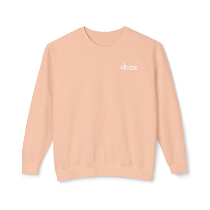 DCAZ Lightweight Sweatshirt White Logo - Ivy Society