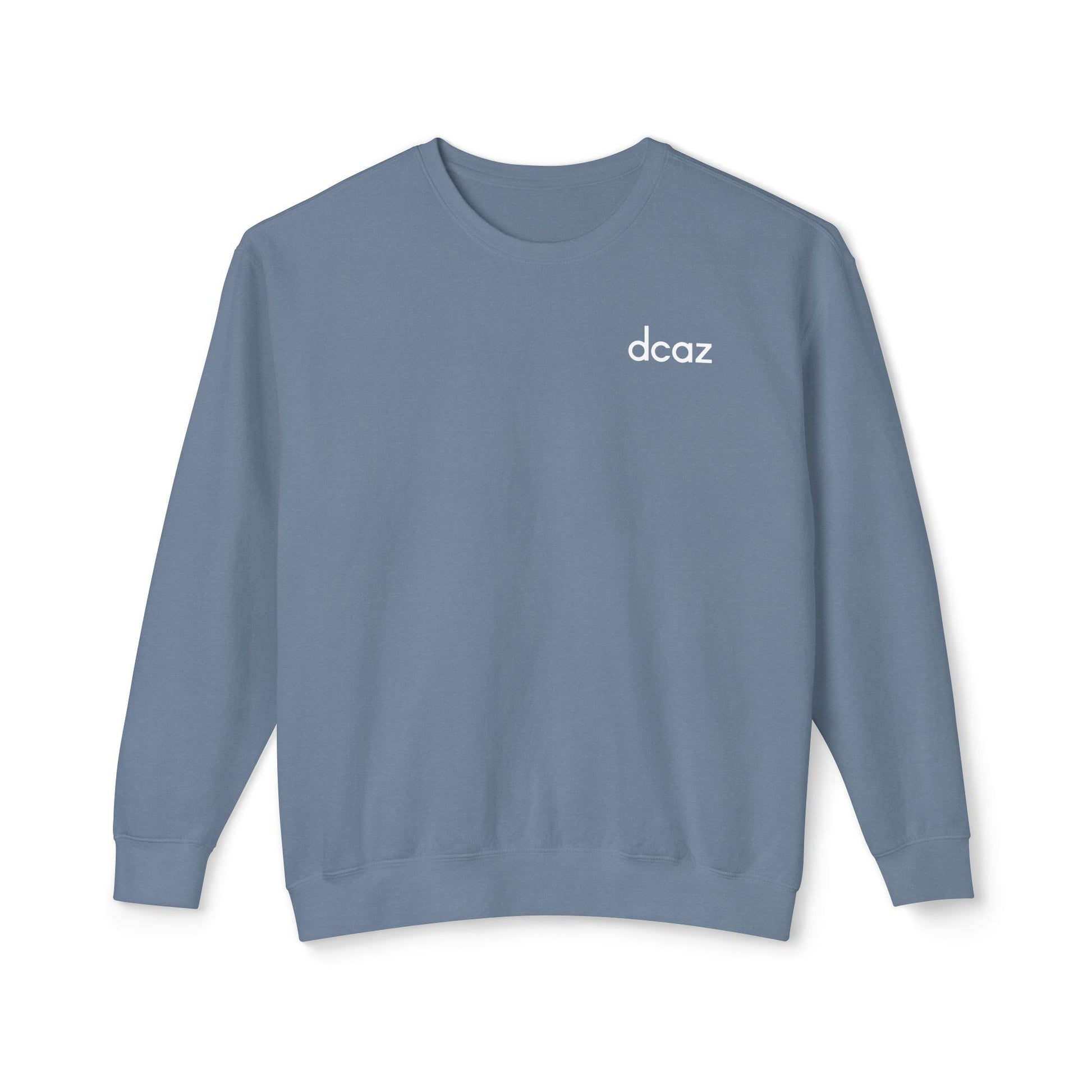 DCAZ Lightweight Sweatshirt White Logo - Ivy Society