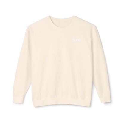 DCAZ Lightweight Sweatshirt White Logo - Ivy Society