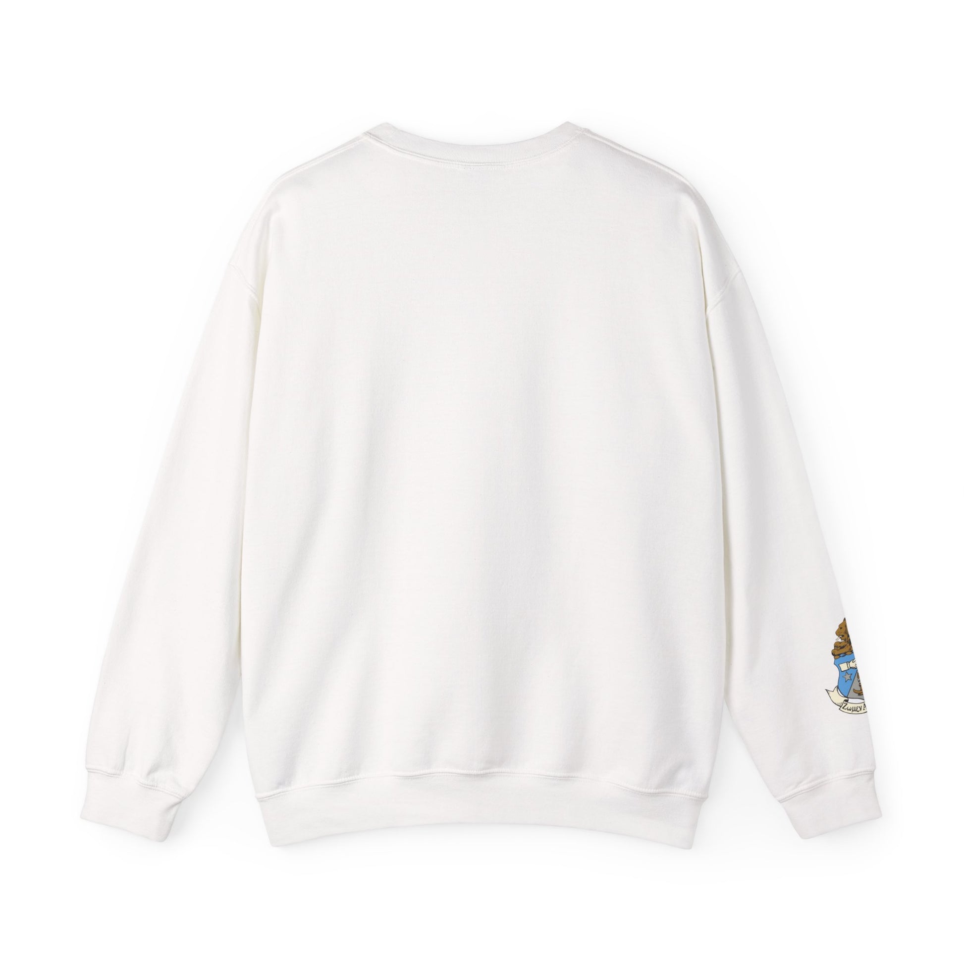 Alpha Delta Pi Monogram Crest Sleeve Sweatshirt - Ivy Society