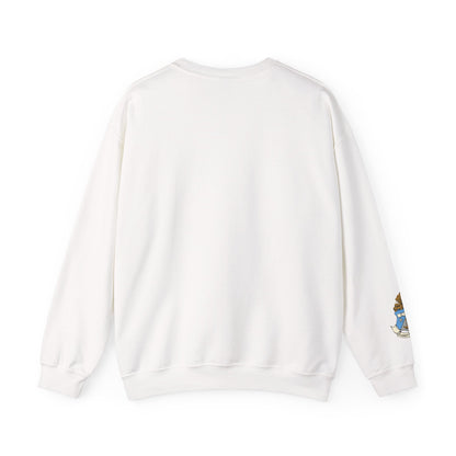 Alpha Delta Pi Monogram Crest Sleeve Sweatshirt - Ivy Society