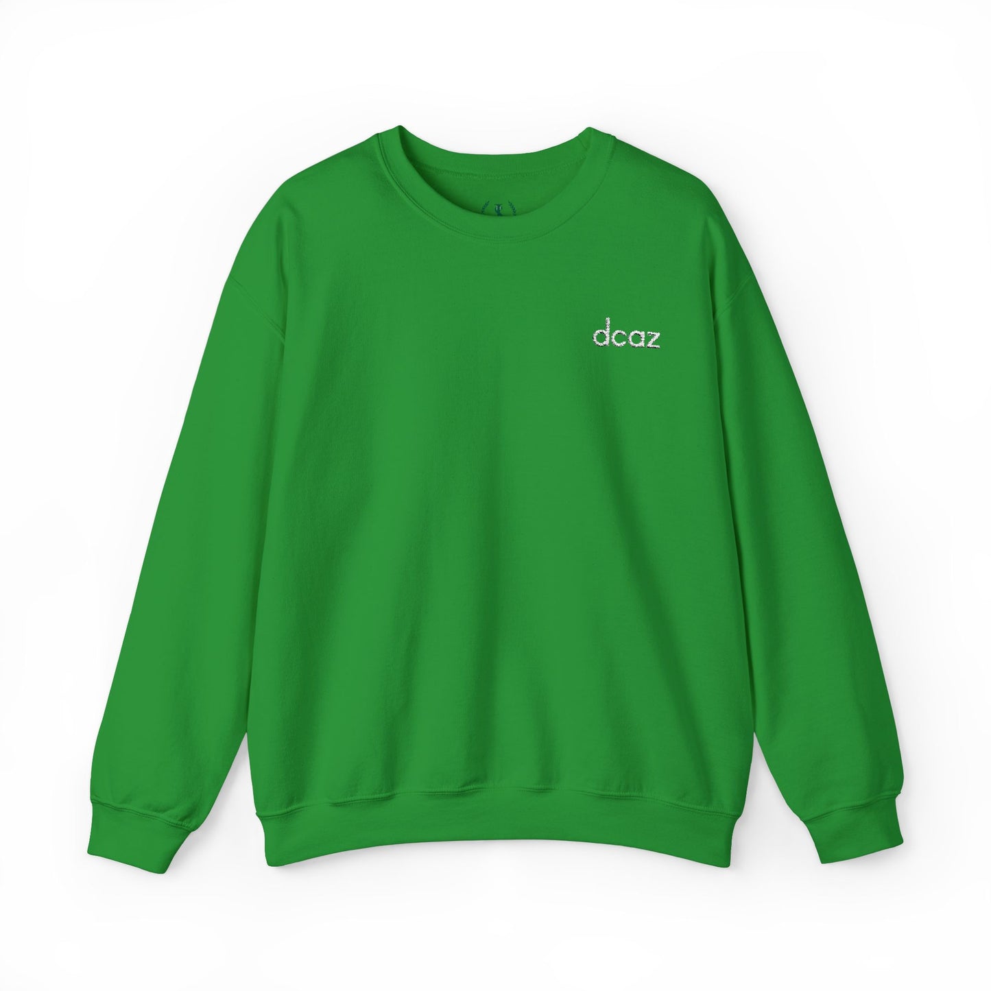 DCAZ Embroidered Sweatshirt White Logo - Ivy Society