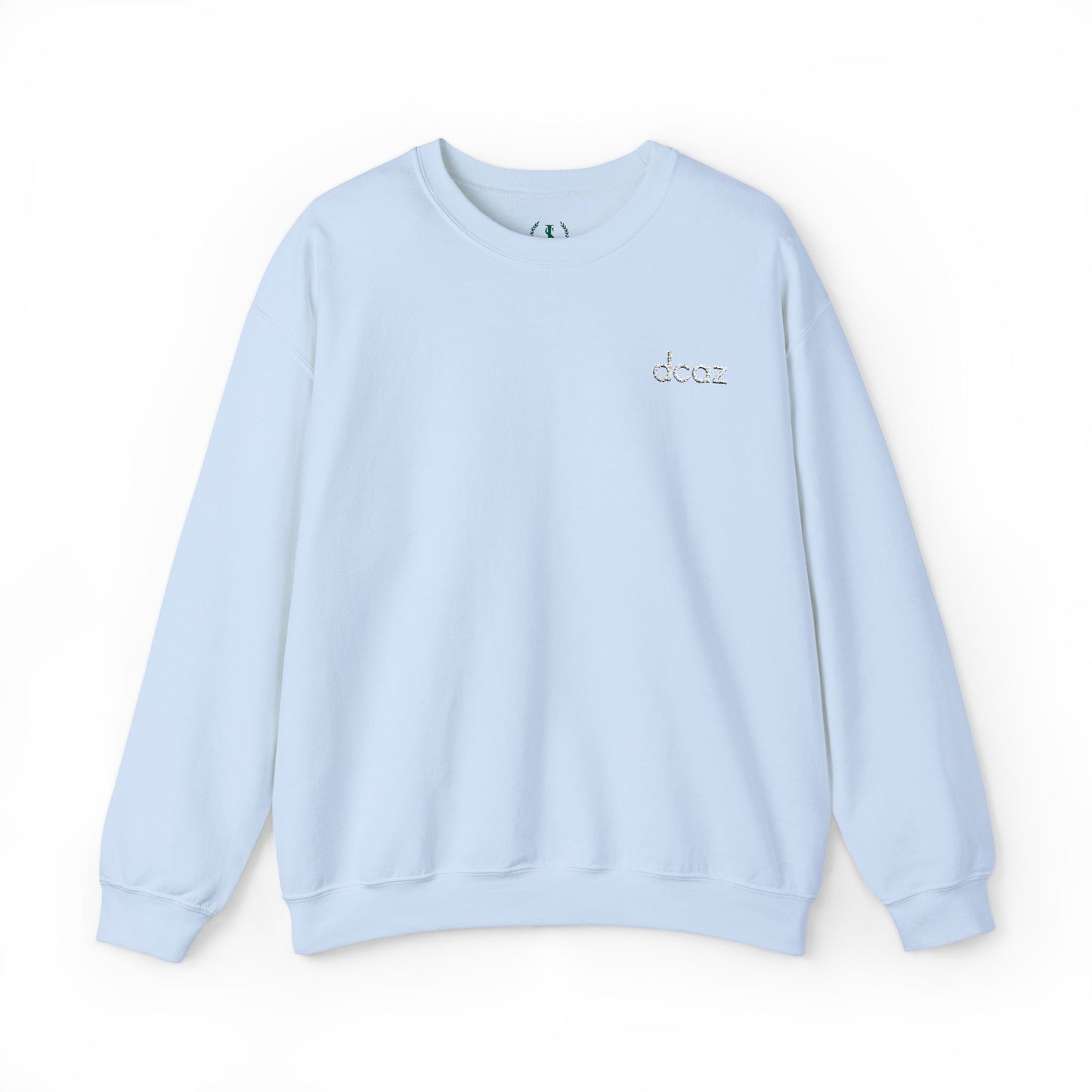 DCAZ Embroidered Sweatshirt White Logo - Ivy Society