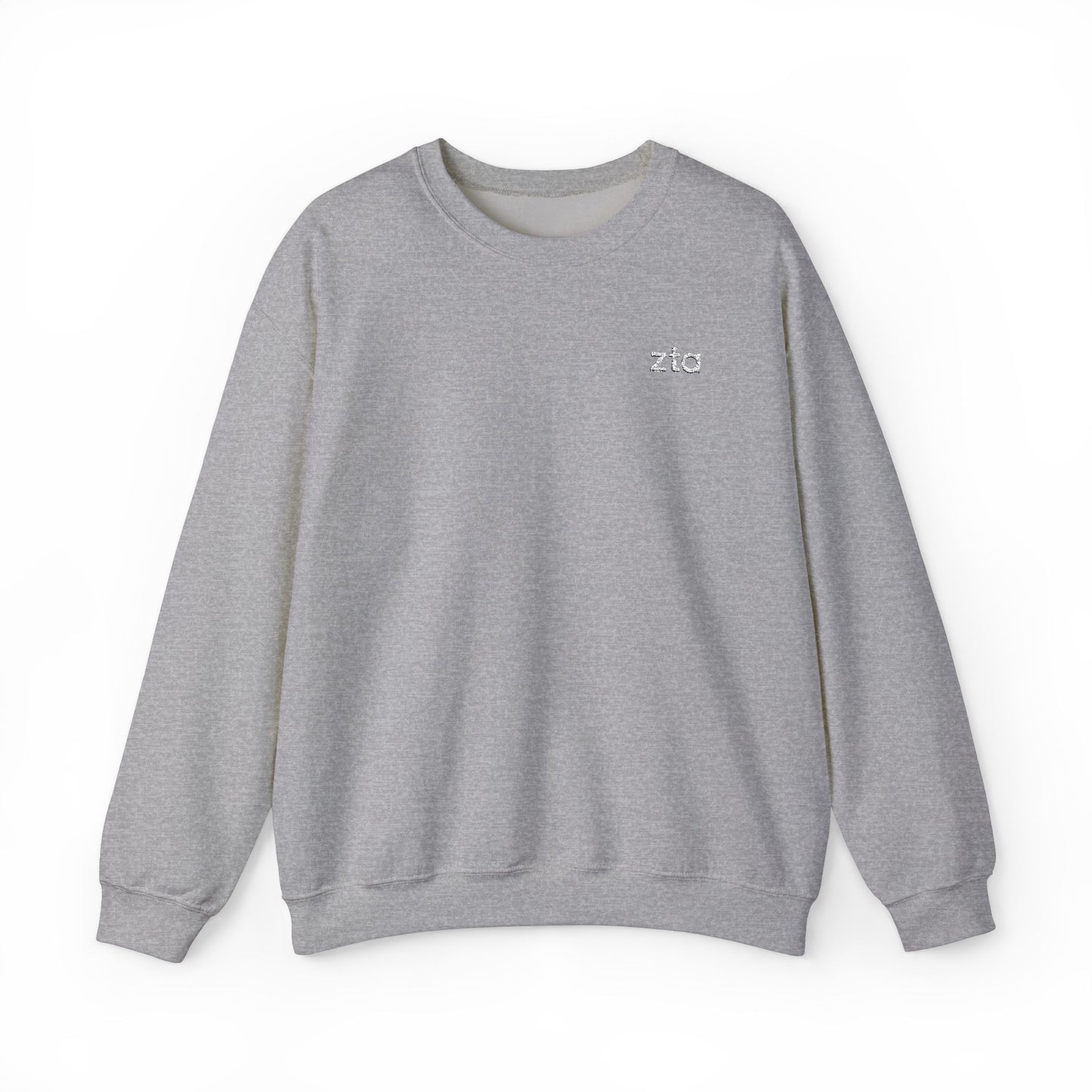 Zeta Tau Alpha Embroidered Sweatshirt - Ivy Society