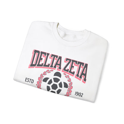 Delta Zeta Collegiate Sweatshirt Personalized School - Ivy Society