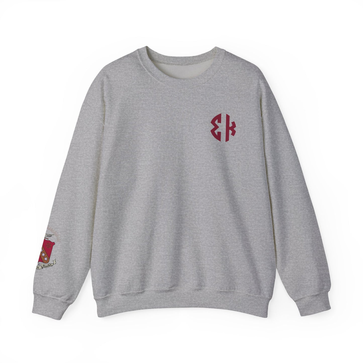 Sigma Kappa Crest Sleeve Sweatshirt - Ivy Society