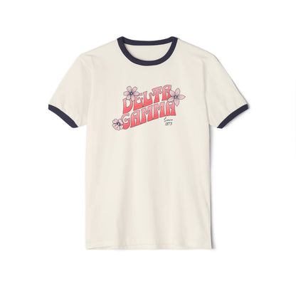 Delta Gamma Retro Ringer Tee - Ivy Society