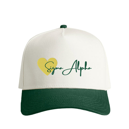 Sigma Alpha Embroidered Hat