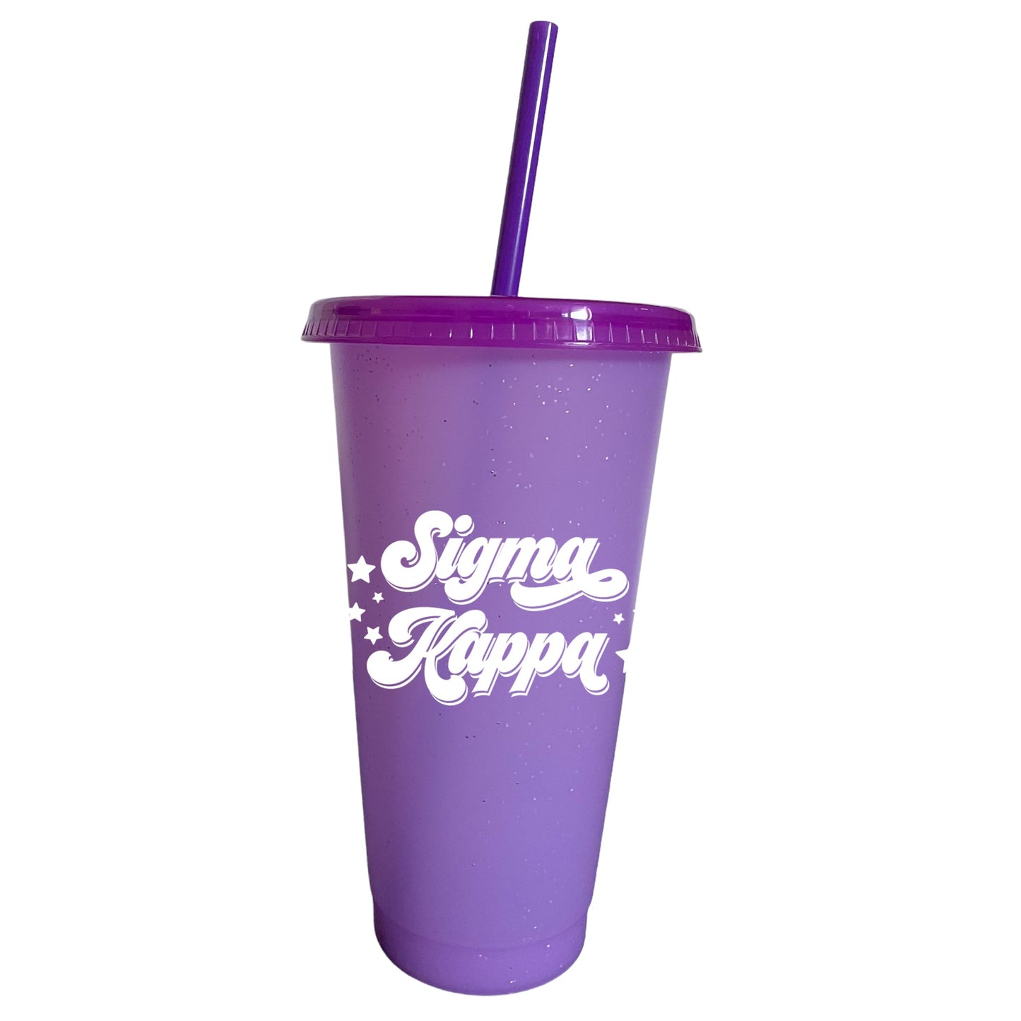 Sigma Kappa Glitter Color Changing Cup 4 Pack - Ivy Society