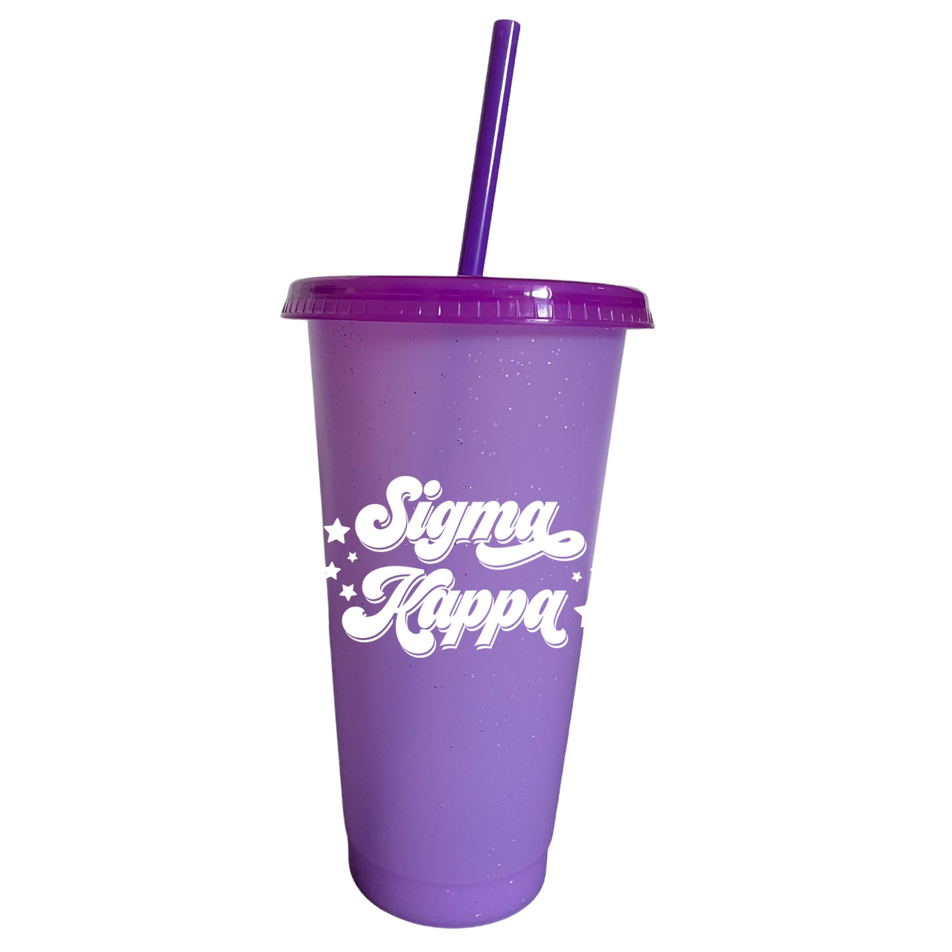 Sigma Kappa Glitter Color Changing Cup 4 Pack - Ivy Society