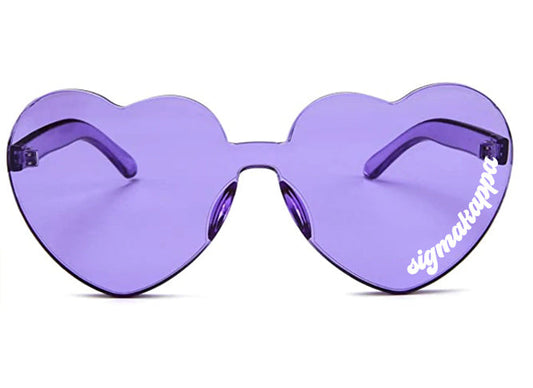 Sigma Kappa Heart Sunglasses