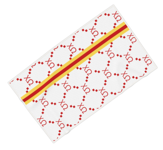 Chi Omega Pattern Beach Towel - Ivy Society