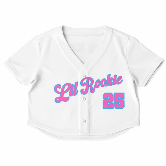 Lil Rookie Cropped Baseball Jersey - Ivy Society