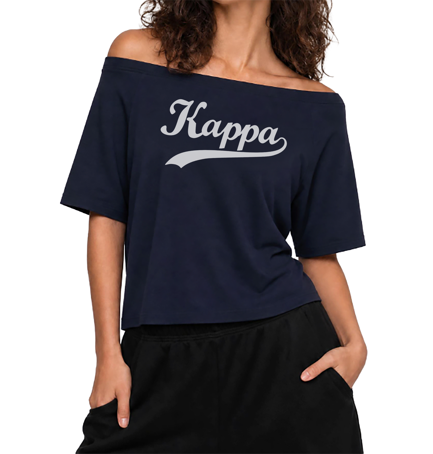 Kappa Kappa Gamma Off the Shoulder Tee