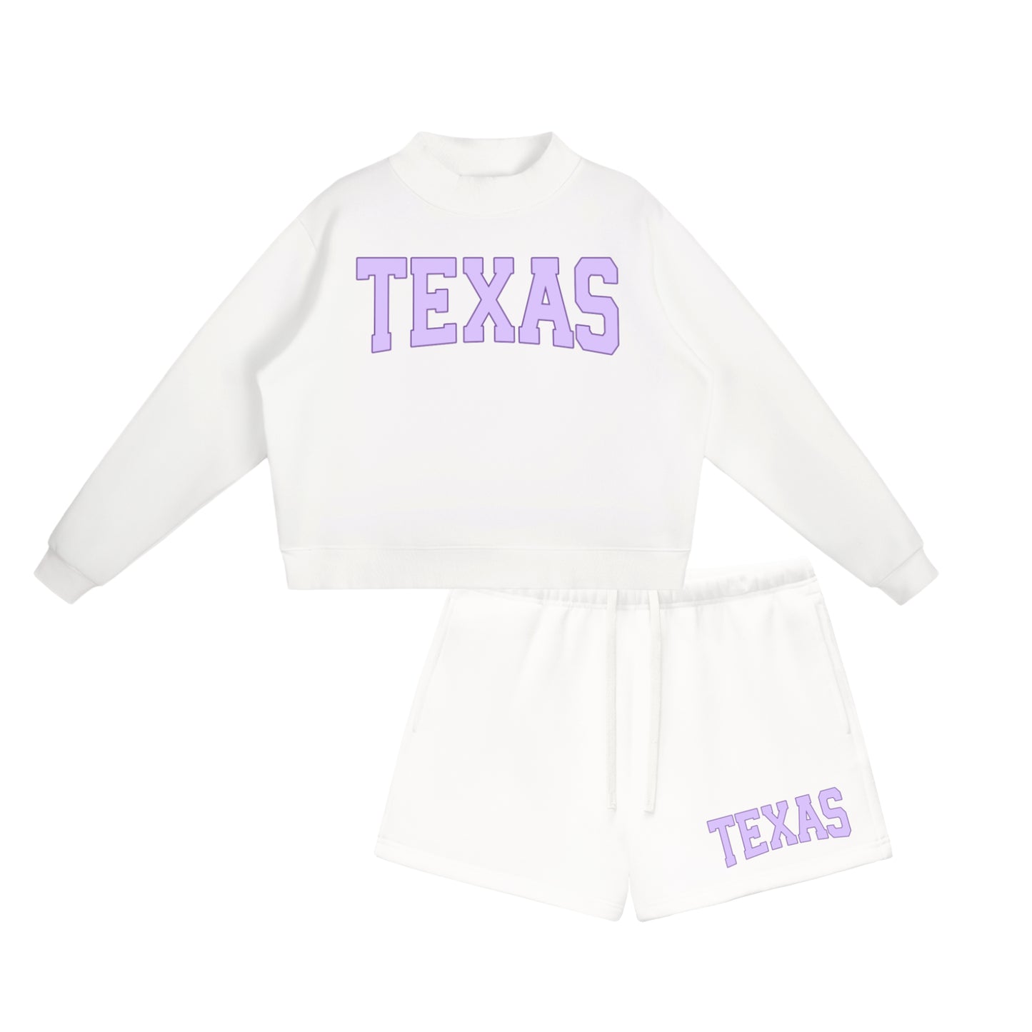 Miss Teen International "Texas" Fleece Shorts - Ivy Society