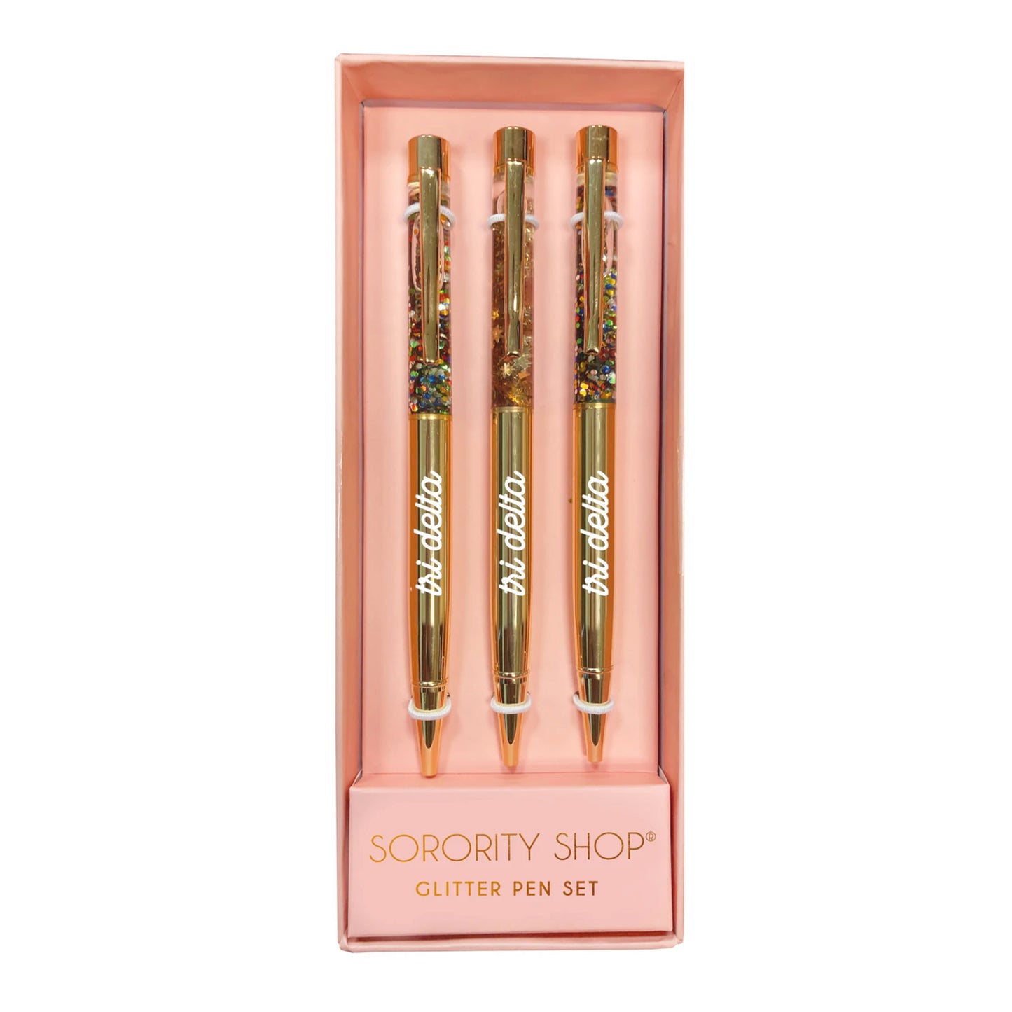 Tri Delta Glitter Pens - Ivy Society