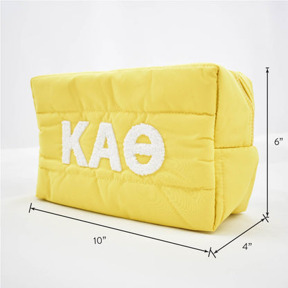 Kappa Alpha Theta Puffer Makeup Bag - Ivy Society